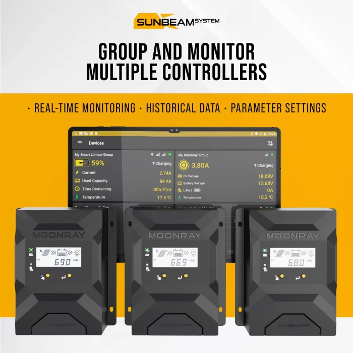 MOONRAY GEN2 160/320 SOLAR CHARGE CONTROLLER - Image 2