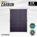 NEW TOUGH+ CARBON 82W SOLAR PANEL