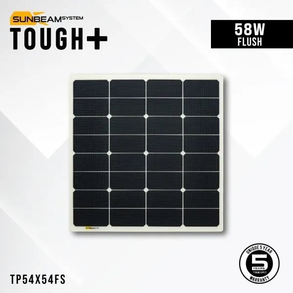 TOUGH+ 58W – FLUSH SOLAR PANEL