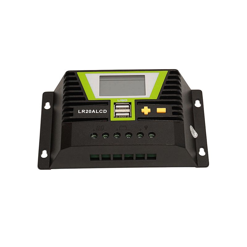Solar Laderegler 20A SC20ALCD 2xUSB 12/24V