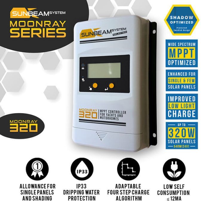 MOONRAY 320 SOLAR CHARGE CONTROLLER - Image 2