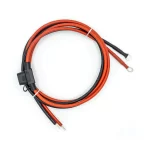 BATTERY CABLES  4mm SET with fuse 20A