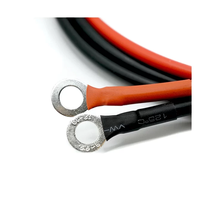 BATTERY CABLES  4mm SET with fuse 20A and poles - Image 3