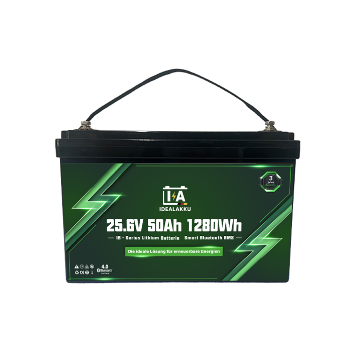 Idealakku IB SERIES Lithium Battery LiFePO4 24V 50Ah Smart BMS with Bluetooth - Image 3