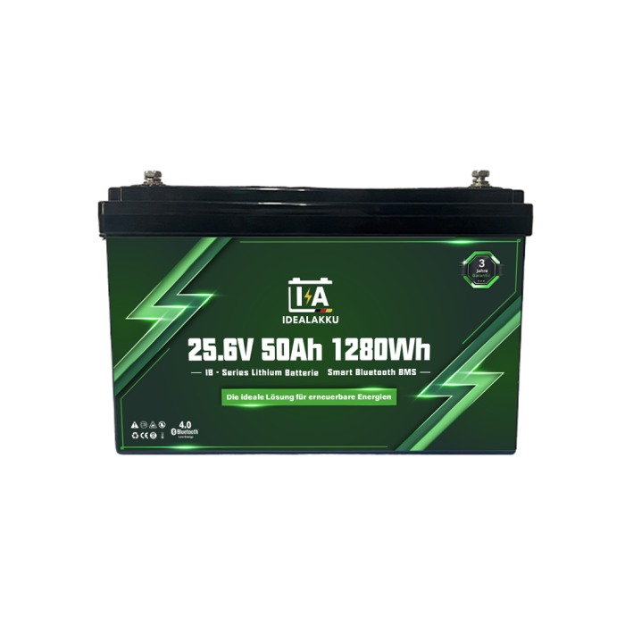 Idealakku IB SERIES Lithium Battery LiFePO4 24V 50Ah Smart BMS with Bluetooth - Image 2
