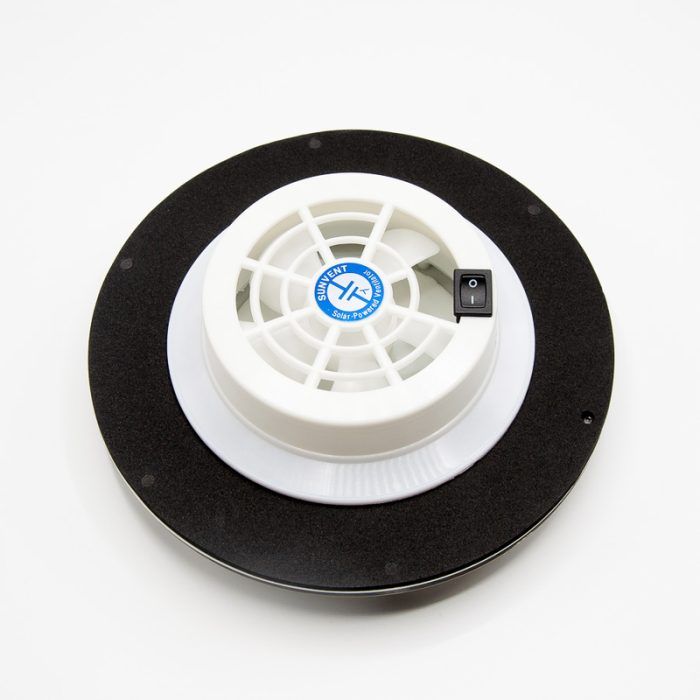 Marine solar fan (with battery) inox - Image 5