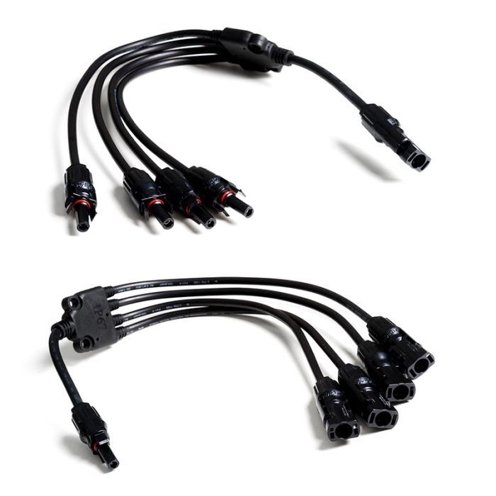 cable connectors 1-4 x MC4 - Image 2