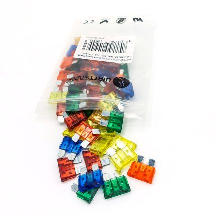 Paket fuses 5x 5A, 10A, 15A, 20A, 30A, 40A