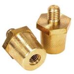 Battery terminal adapter pair with M8 external thread