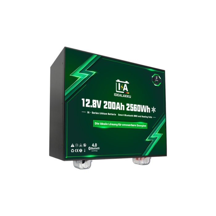 Idealakku IA SERIES Lithium Battery LiFePO4 12V 200Ah Smart BMS with Bluetooth - Image 3