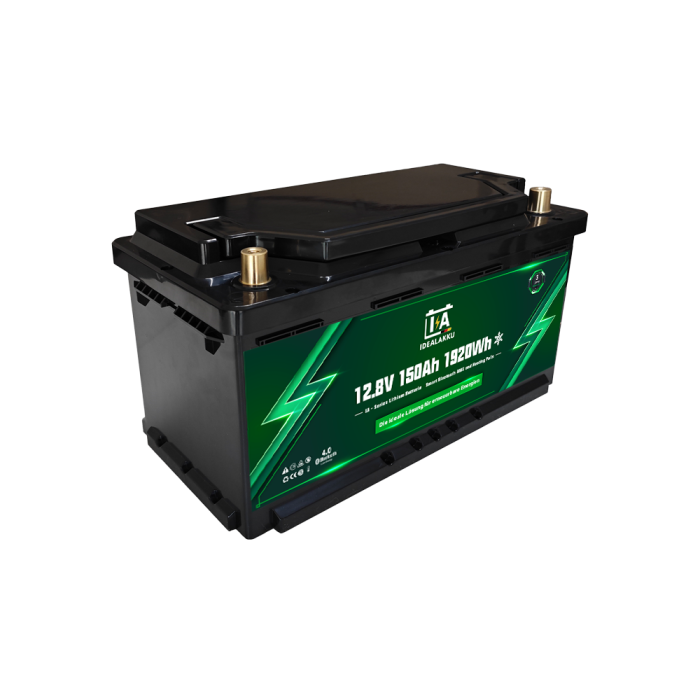 Idealakku IA SERIES Lithium Battery LiFePO4 12V 150Ah Smart BMS with Bluetooth Motorhome Under-Seat Battery with Heater - Image 6