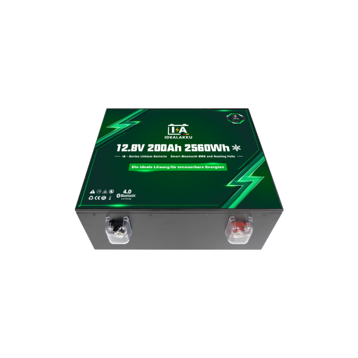 Idealakku IA SERIES Lithium Battery LiFePO4 12V 200Ah Smart BMS with Bluetooth - Image 7