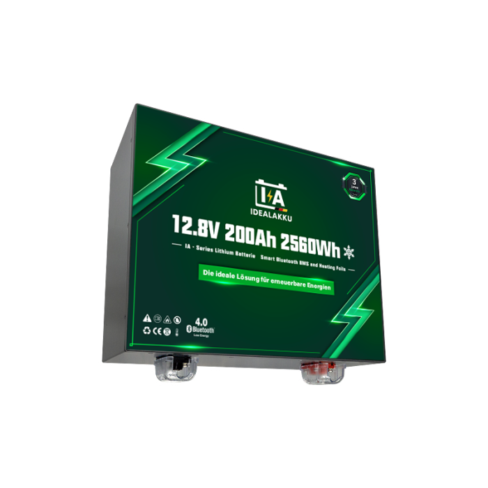Idealakku IA SERIES Lithium Battery LiFePO4 12V 200Ah Smart BMS with Bluetooth - Image 8