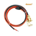BATTERY CABLES  4mm SET with fuse 20A and poles