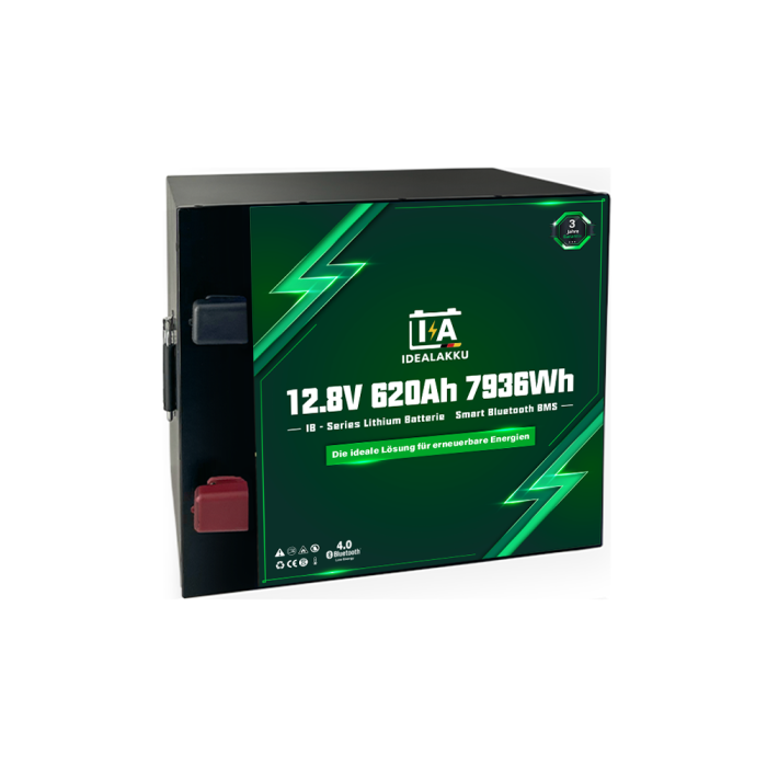 Idealakku IB SERIES Lithium Battery LiFePO4 12V 620Ah Smart BMS with Bluetooth - Image 10