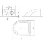 Caravan-Boat Roof duct DX2/W white OR black - Image 2