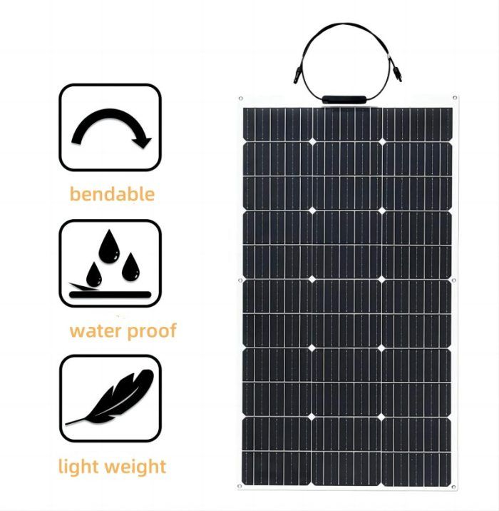 100W CPC semi-flexible solar panel - Image 3