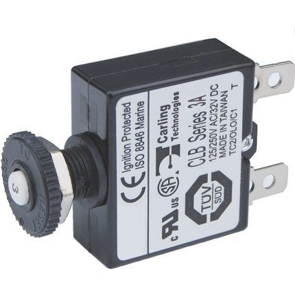 Push To Reset Circuit breaker 3A