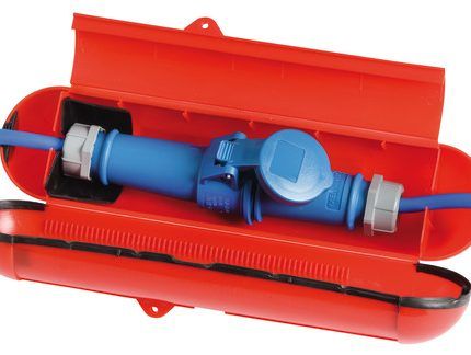 Socket case for electrical connections