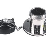 socket deck inox  5Α 2Ρ