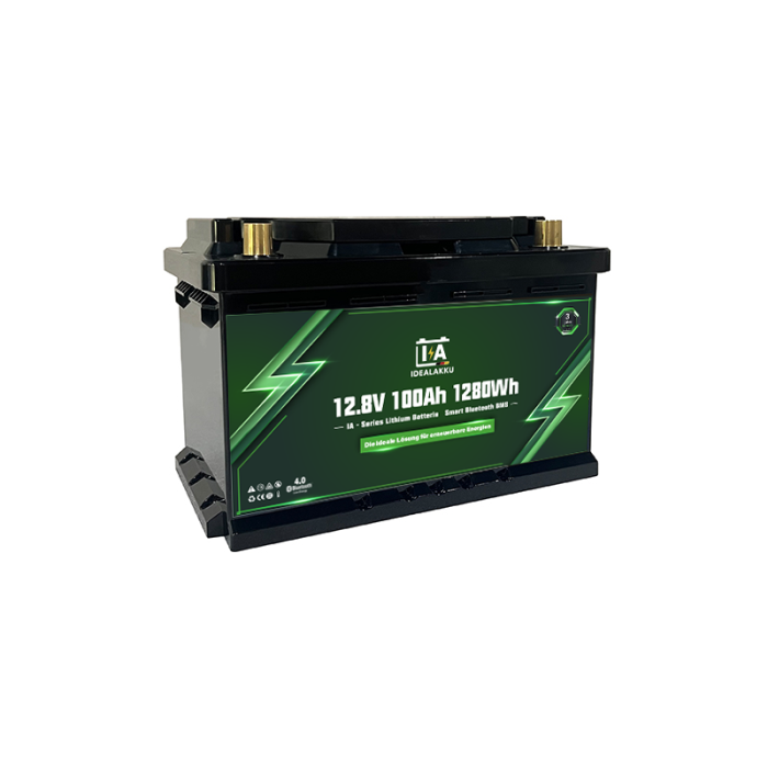 Idealakku IA SERIES Lithium Batterie LiFePO4 12V 100Ah LN3 Smart BMS mit Bluetooth - Image 7