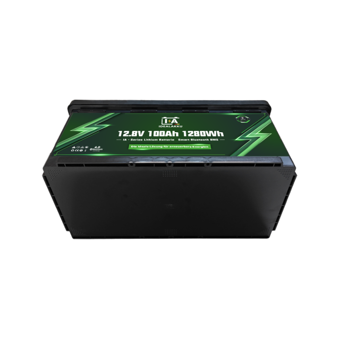 Idealakku IA SERIE Lithium Batterie LiFePO4 12V 100Ah Smart BMS mit Bluetooth - Image 8